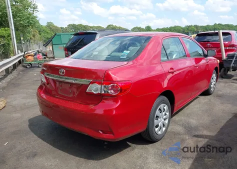 2013 Toyota Corolla L из США, поврежденный, VIN 2T1BU4EE1DC925875